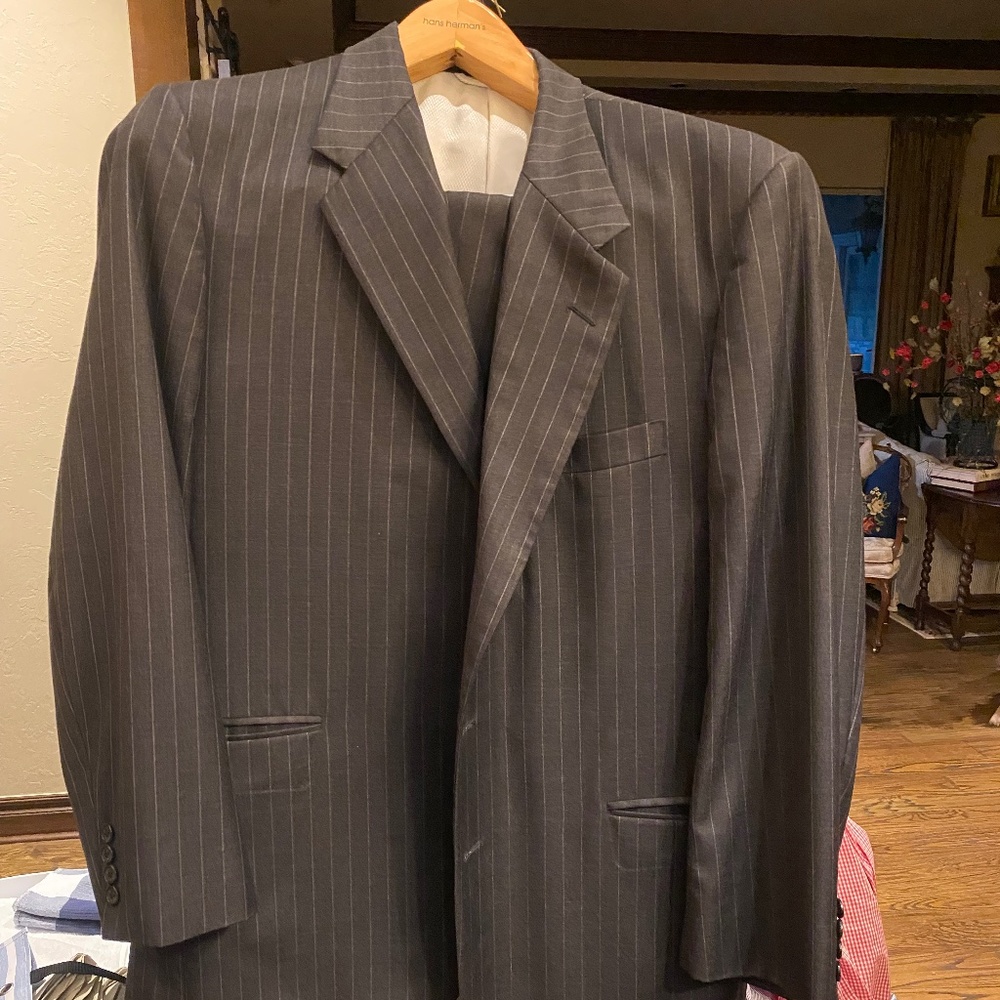 black striped mens coat